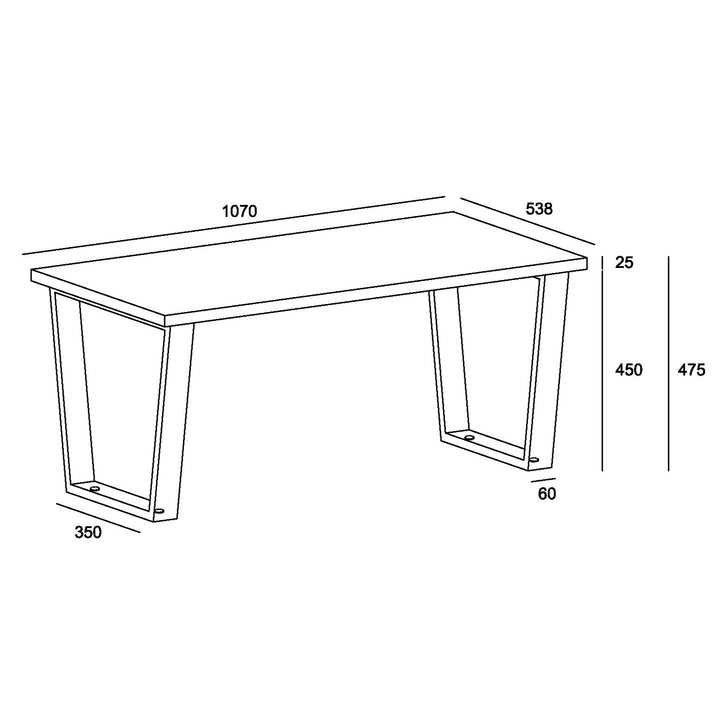 Texas Standard Coffee Table Antique Waxed Pine Black (DHD) Image 4
