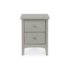 Como Grey 2 Drawer Bedside Cabinet  Grey  (DHD) Image 2