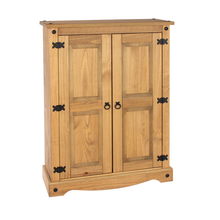 Corona 2 Door Cupboard Unit  Antique Waxed Pine  (DHD) Image 3