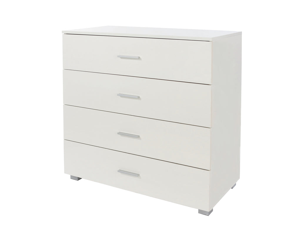 Lido 4 Drawer Chest Of Drawers   White  (DHD) Image 1