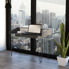 Dallas Home Office Desk  White Carbon Grey Oak (DHD) Image 4