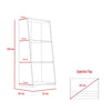 Dallas Low Bookcase With 3 Shelves White Carbon Grey Oak (DHD) Image 5