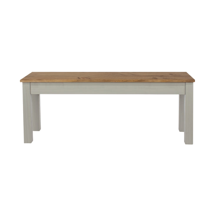 Linea Linea Bench For 1500Mm Table Grey Antique Waxed Pine (DHD) Image 2