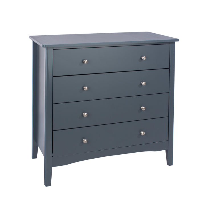 Como Blue 4 Drawer Chest Blue  (DHD) Image 3