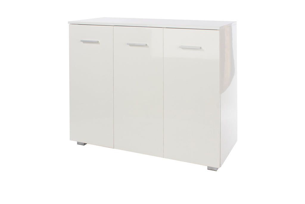 Lido 3 Door Sideboard White  (DHD) Image 1