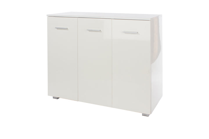 Lido 3 Door Sideboard White  (DHD) Image 1