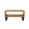 Texas Open Coffee Table Antique Waxed Pine Black (DHD) Image 2