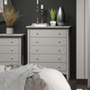 Como Grey 5 Drawer Chest Grey  (DHD) Image 5