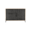 Harvard Small Sideboard With 2 Doors & 1 Drawer  Washed Oak Carbon Grey Oak (DHD) Image 2