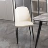 Aspen Duo Chair, Calico Plastic Seat With Black Metal Legs (Pair) Calico Black (DHD) Image 2