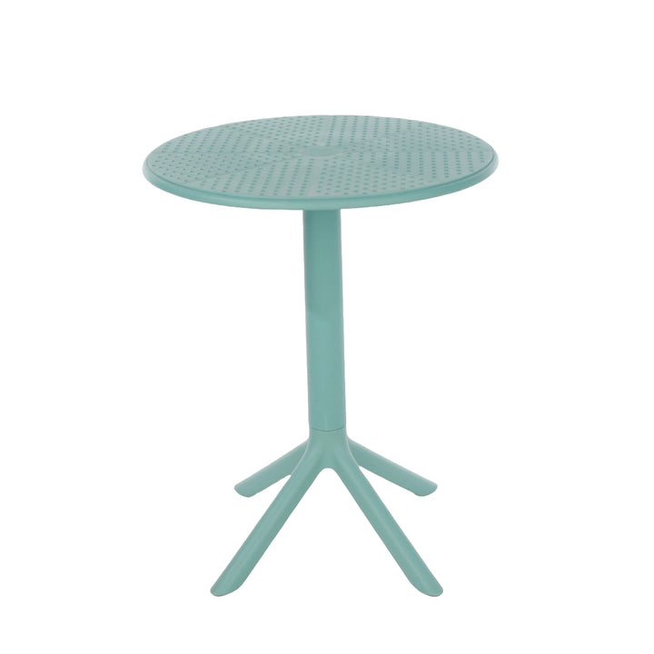 Rimini 3 Piece Cala Bistro Table & 2 Chair Set Outdoor Grade, Sky Blue Sky Blue  (Self Assembly) (DHD)
