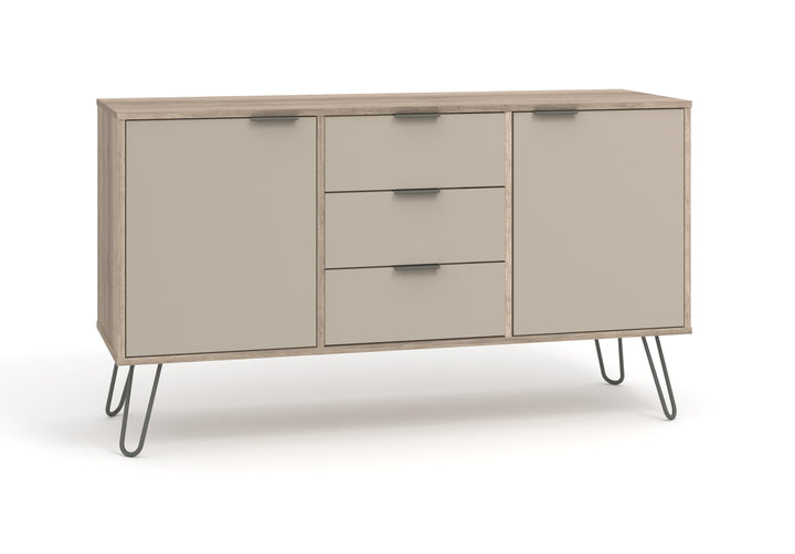 Augusta Driftwood Medium Sideboard With 2 Doors, 3 Drawers Driftwood  Calico (DHD) Image 3