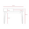 Dallas Home Office Desk  White Carbon Grey Oak (DHD) Image 7