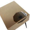 Options Galaxy Metal Bedside Table, Gold With Black Legs Gold Black (Self Assembly) (DHD)