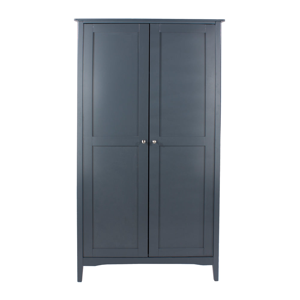 Como Blue 2 Door Wardrobe Blue  (DHD) Image 2