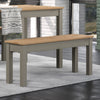 Linea Linea Bench For 1200Mm Table Grey Antique Waxed Pine (DHD) Image 4