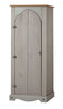 Corona Grey Vestry Cupboard  Grey Wax Antique Waxed Pine (DHD) Image 1