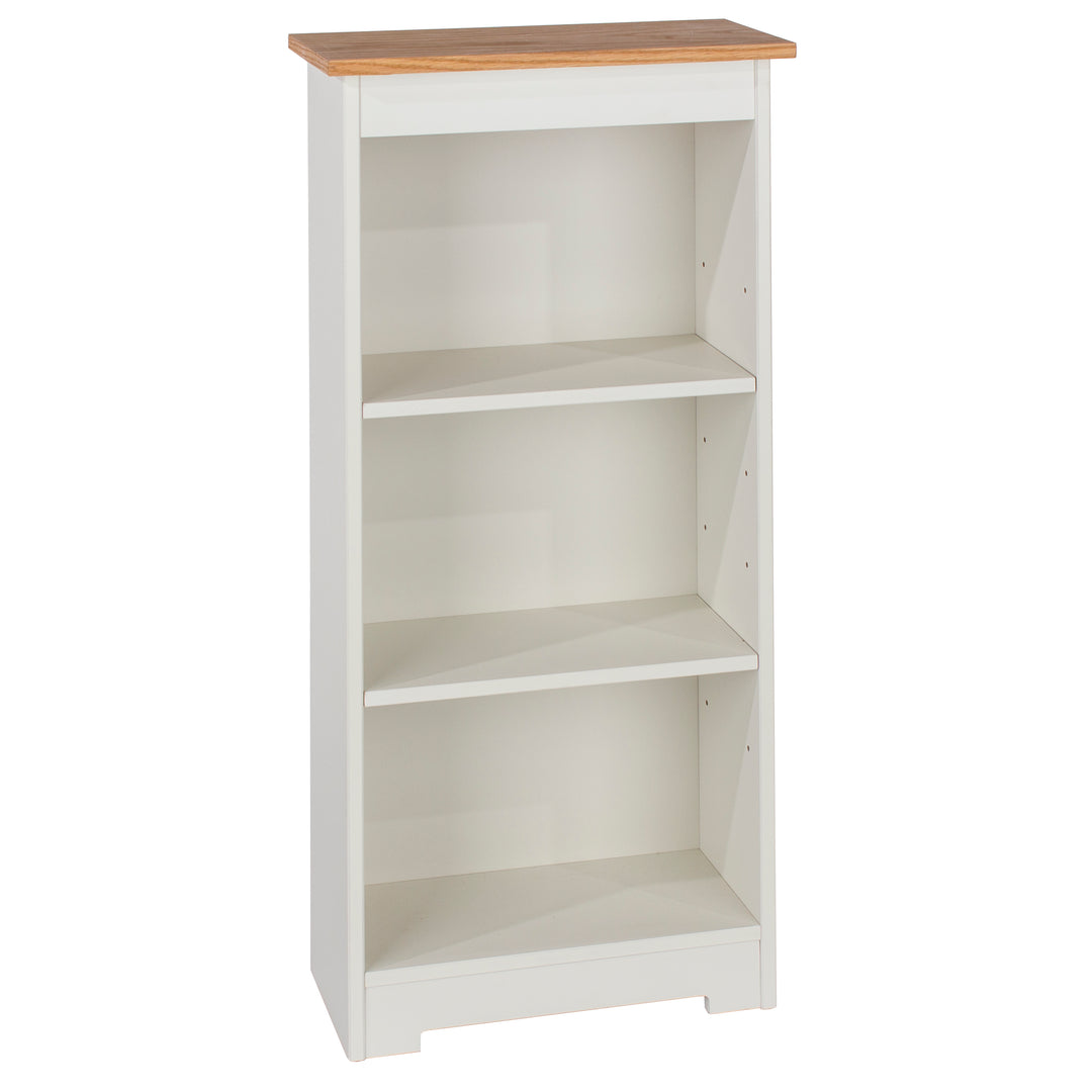Colorado Low Narrow Bookcase Soft White Oak (DHD) Image 3