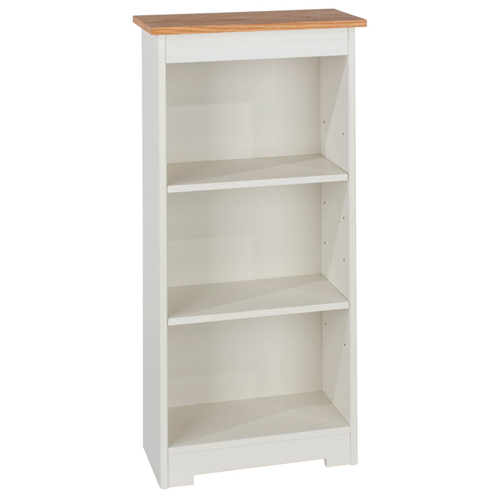 Colorado Low Narrow Bookcase Soft White Oak (DHD) Image 3