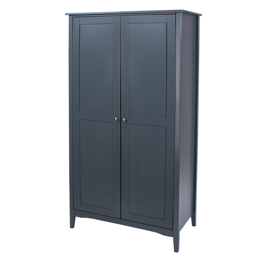 Como Blue 2 Door Wardrobe Blue  (DHD) Image 1