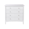 Como White 4 Drawer Chest White  (DHD) Image 2