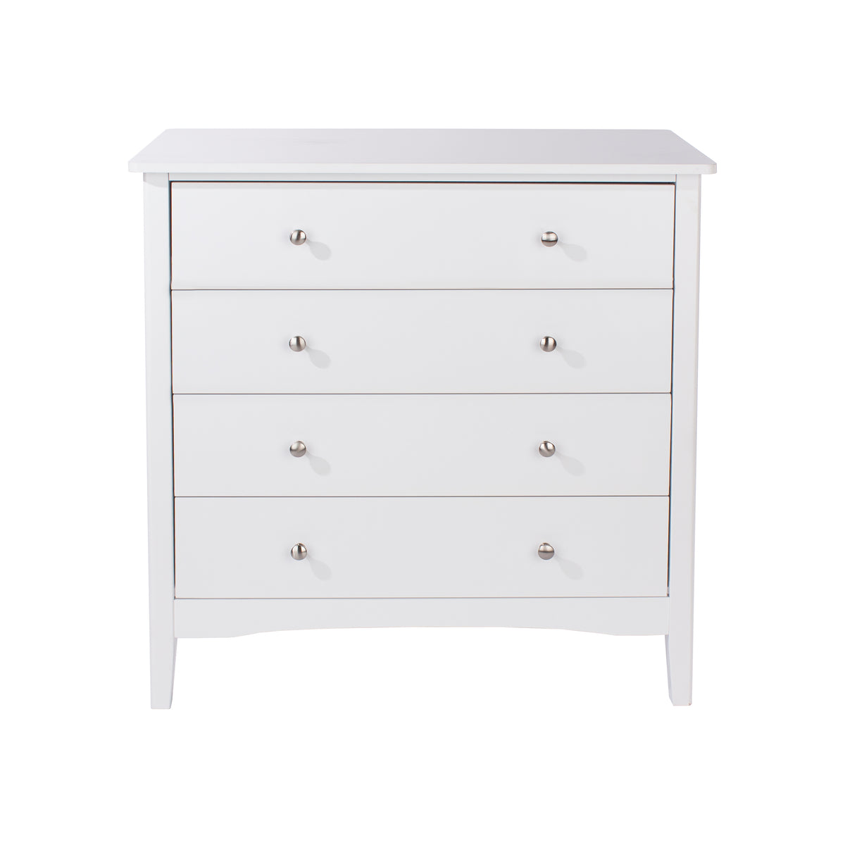 Como White 4 Drawer Chest White  (DHD) Image 2