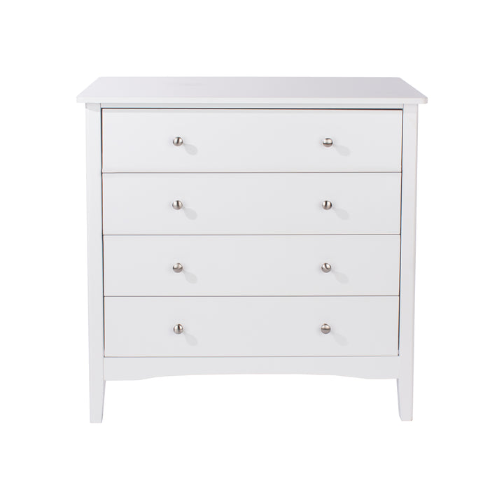 Como White 4 Drawer Chest White  (DHD) Image 2