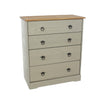 Corona Classic 4 Drawer Chest Of Drawers Grey Antique (Self Assembly) (DHD)