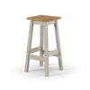 Corona Grey Live Edge High Breakfast Stools  (Pair) Grey Antique Waxed Pine (DHD) Image 1