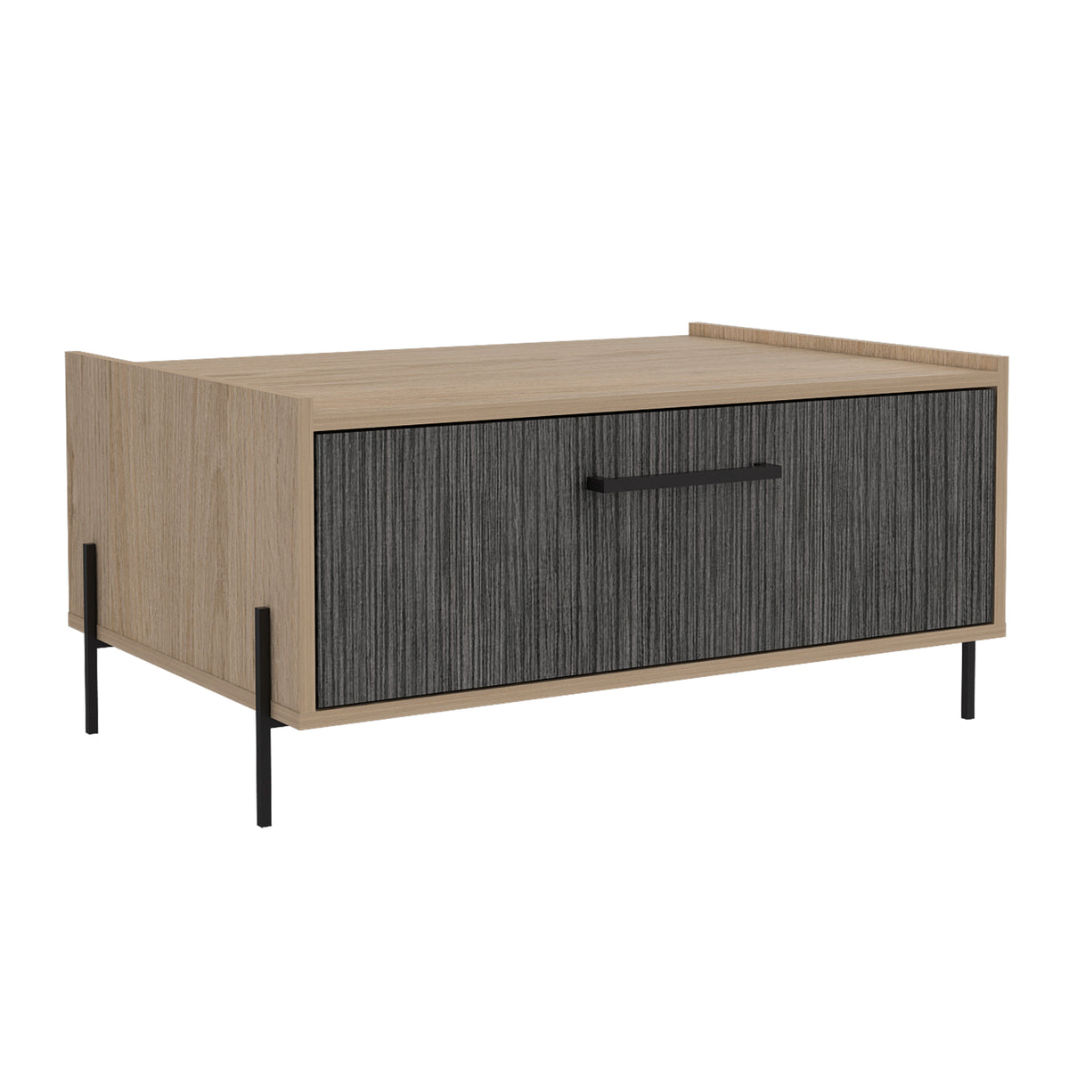 Harvard Storage Coffee Table Washed Oak Carbon Grey Oak (DHD) Image 1