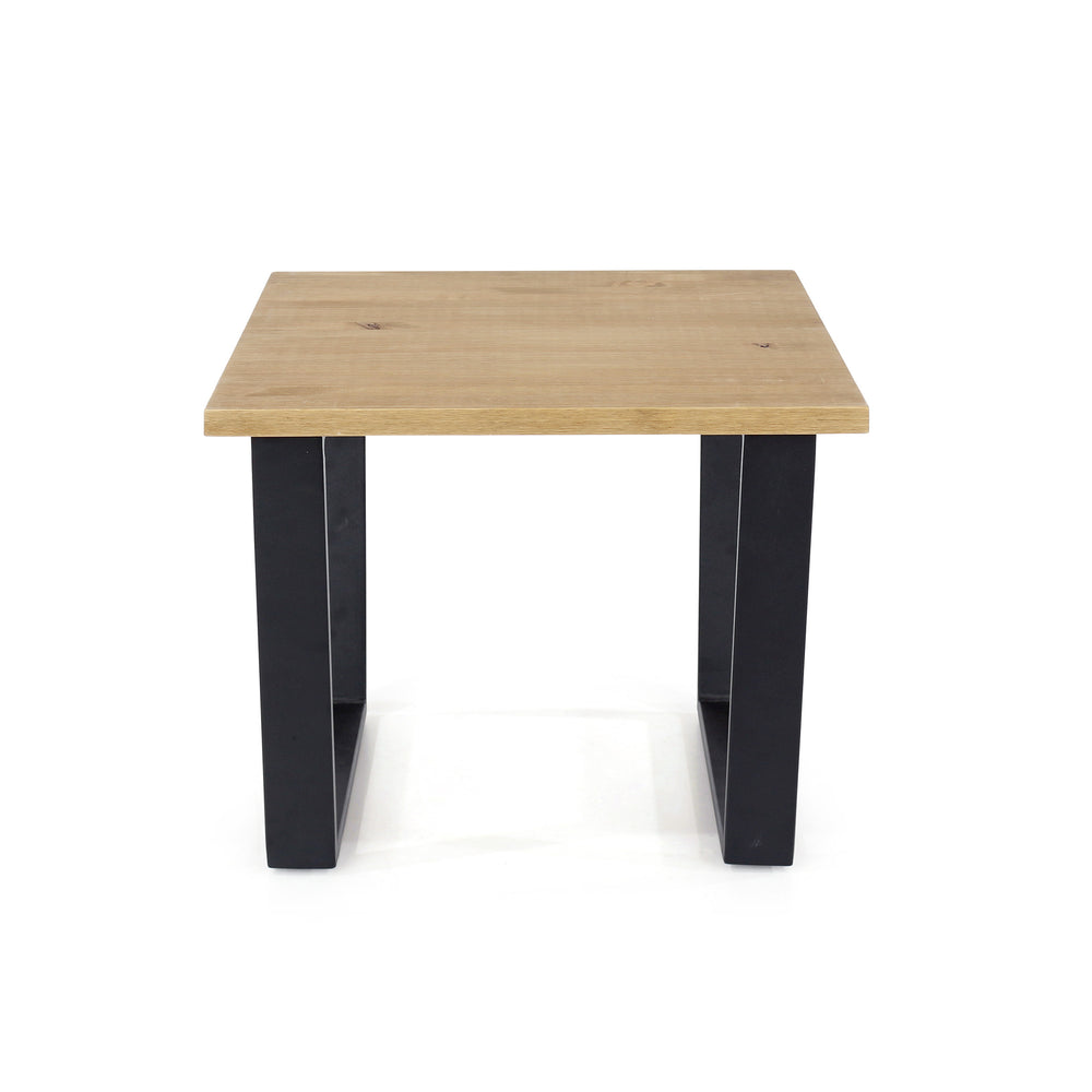 Texas Standard Lamp Table  Antique Waxed Pine Black (DHD) Image 2