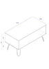 Augusta Grey Open Coffee Table Grey   (DHD) Image 5