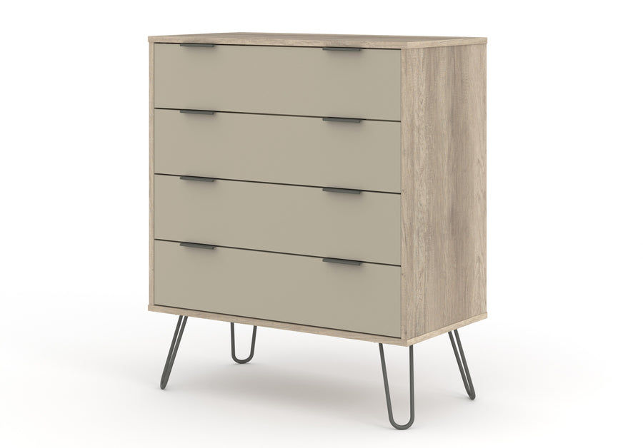 Augusta Driftwood 4 Drawer Chest Of Drawers Driftwood  Calico (DHD) Image 1