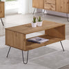 Augusta Pine Open Coffee Table Antique Waxed Pine Black (DHD) Image 4