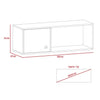 Vegas Wall Storage Unit Bleached Oak Grey (DHD) Image 6