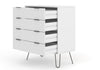 Augusta White 4 Drawer Chest Of Drawers White    (DHD) Image 4
