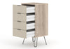 Augusta Driftwood 4 Drawer Narrow Chest Of Drawers Driftwood  Calico (DHD) Image 4