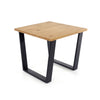 Texas Standard Lamp Table  Antique Waxed Pine Black (DHD) Image 3