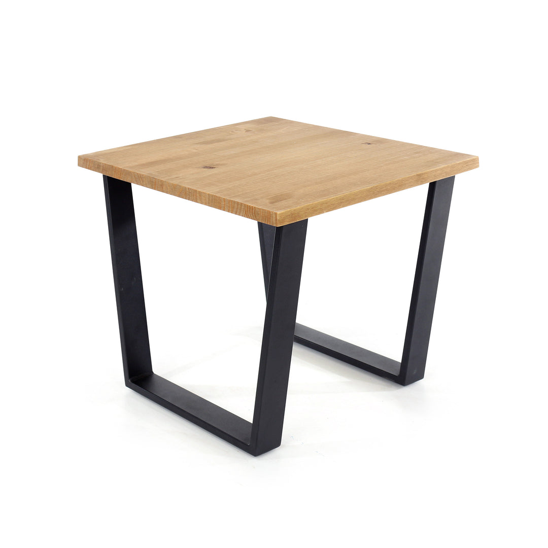 Texas Standard Lamp Table  Antique Waxed Pine Black (DHD) Image 3