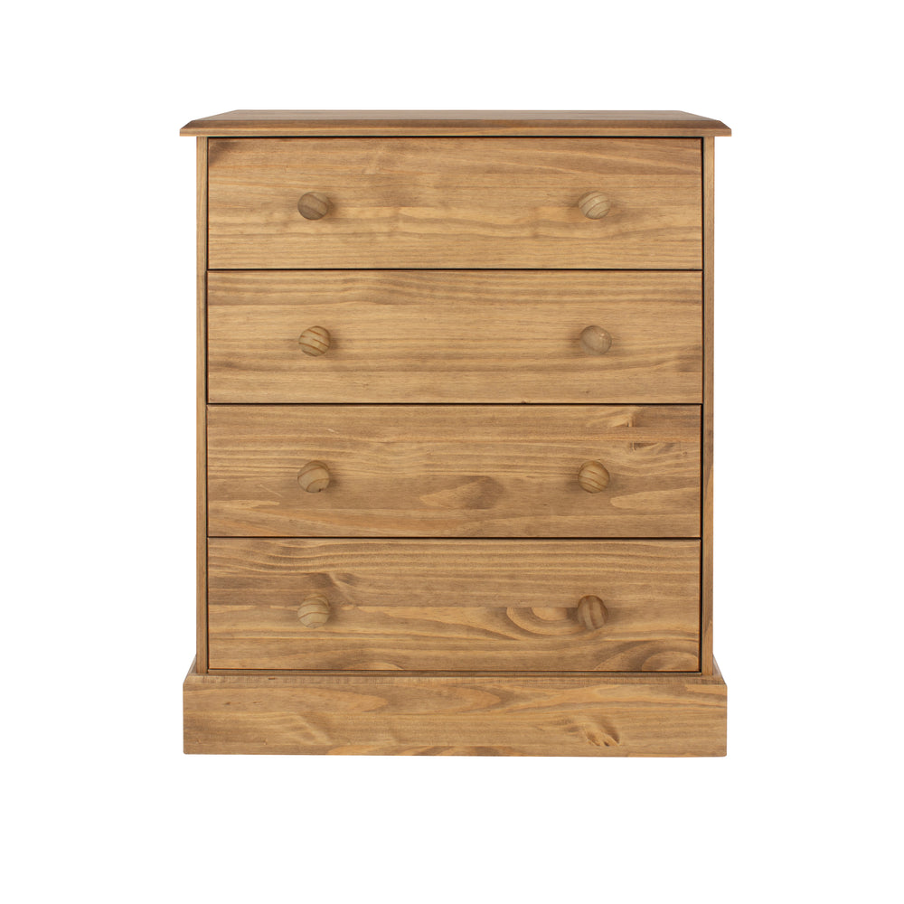 Cotswold 4 Drawer Chest Antique Waxed Pine  (DHD) Image 2