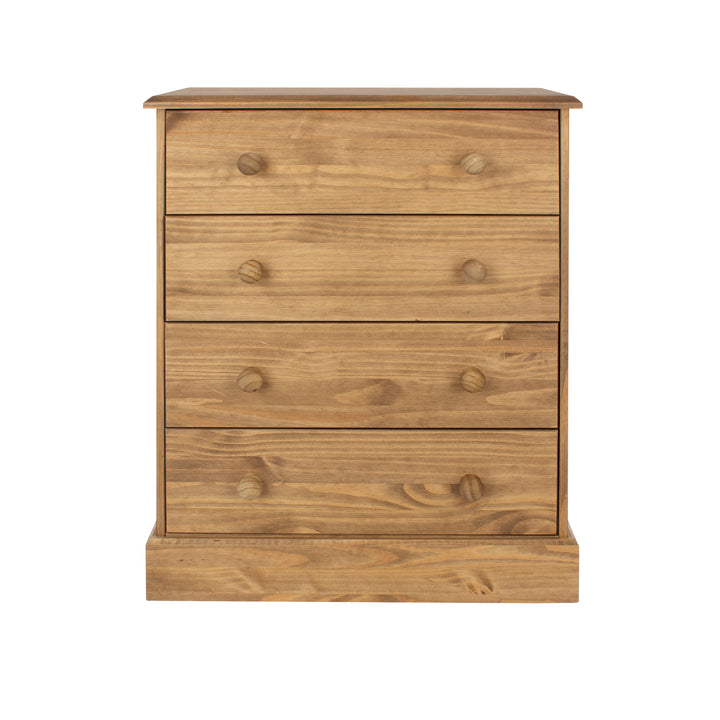 Cotswold 4 Drawer Chest Antique Waxed Pine  (DHD) Image 2