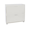 Lido 2 Door Shoe Cabinet  White  (DHD) Image 3