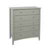 Como Grey 5 Drawer Chest Grey  (DHD) Image 3