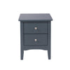 Como Blue 2 Petite Drawer Bedside Cabinet  Blue  (DHD) Image 2