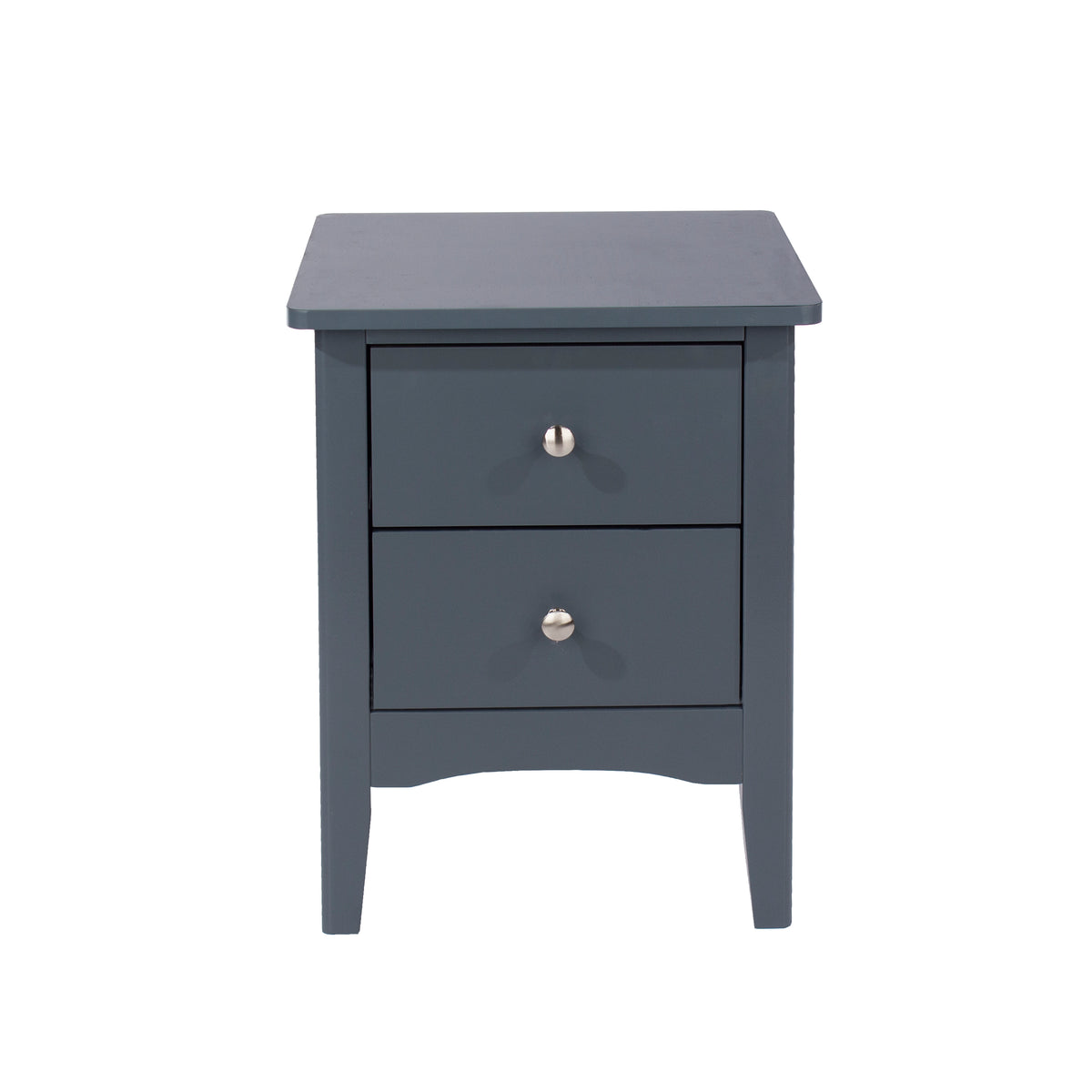 Como Blue 2 Petite Drawer Bedside Cabinet  Blue  (DHD) Image 2