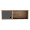 Vegas Wall Storage Unit Bleached Oak Grey (DHD) Image 2