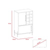Harvard Drinks Bar Washed Oak Carbon Grey Oak (DHD) Image 6