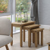 Corona Nest Of Tables Antique Waxed Pine  (DHD) Image 5