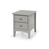 Como Grey 2 Petite Drawer Bedside Cabinet  Grey  (DHD) Image 1