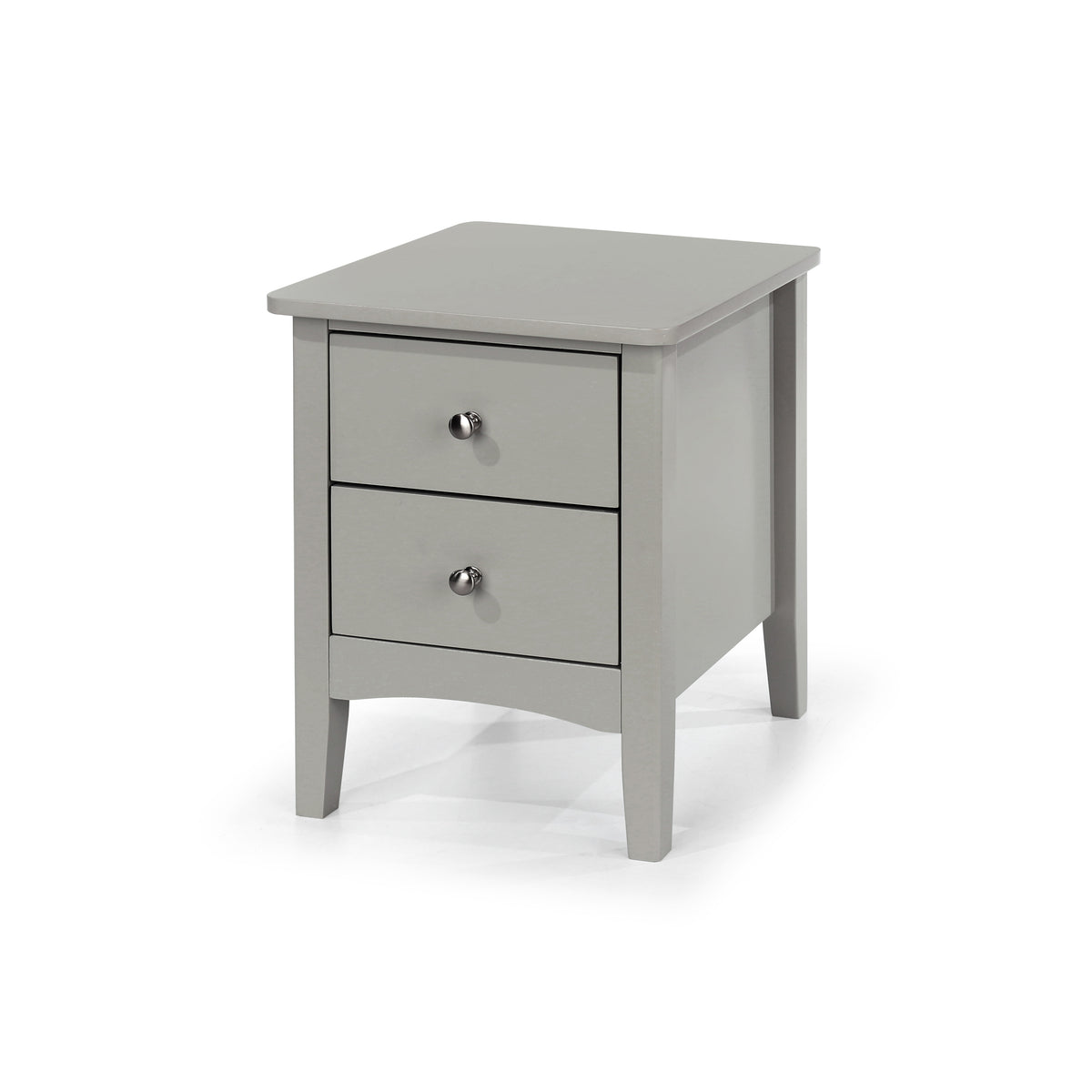 Como Grey 2 Petite Drawer Bedside Cabinet  Grey  (DHD) Image 1